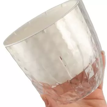 Grey Self Watering Flowerpot Plastic Hydroponics Plants Pot Succulent Plant Pot Indoor серый