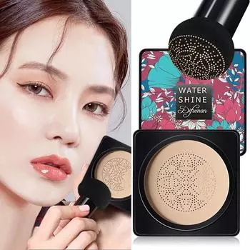 Грибная головка на воздушной подушке BB Concealer Water Sense Коллагеновый крем Косметика для макияжа Увлажняющая основа Воздухопроницаемый BB крем Инструмент для красоты 1#