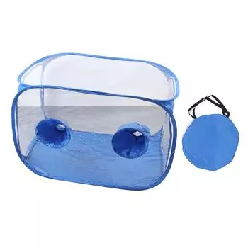 Грибная палатка для выращивания грибов, неподвижный воздушный ящик, портативный складной ПВХ, 2 порта для рук, контейнер для выращивания грибов