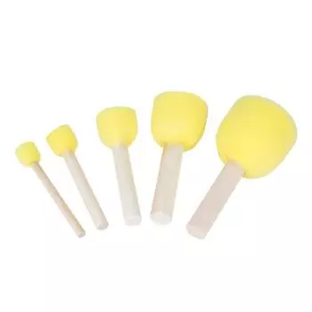 Грибная палочка Сделай сам Губчатый штамп Кисть Ручная работа Губчатый штамп Наборы кистей Детский сад E