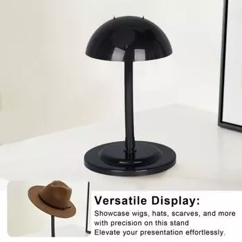 Грибная подставка для парика, регулируемая по высоте, простая сборка, портативный держатель для головы парика, инструменты, многофункциональная стойка для показа шляп