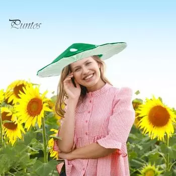 Грибная шляпа, красный/зеленый костюм грибной шляпы с белыми точками для детей и взрослых, аксессуар для косплея, праздничная шапочка для фотосессий на сцене Kid зелёный