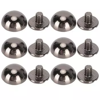 Грибовидные заклепки с круглой головкой, самодельные кнопки-гвоздики для сумок, обуви, одежды, декора