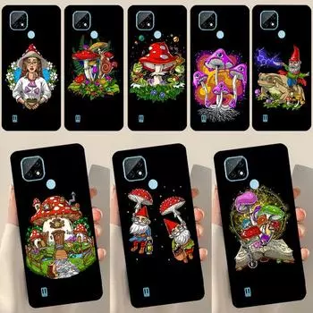 Грибы Хиппи Волшебный гриб Чехол для OnePlus Nord 2 9 10 Pro 9R 10R 8T Чехол для Realme GT Master Neo 2 3 8i 9i 8 Pro Realme 7Pro