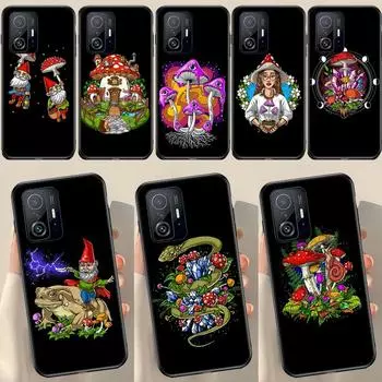 Грибы хиппи волшебный гриб для POCO X5 X3 F5 Pro X4 F4 GT M5s C40 F3 чехол для Xiaomi 13 Lite 12 11T 12T Pro 12X чехол POCO X4 GT