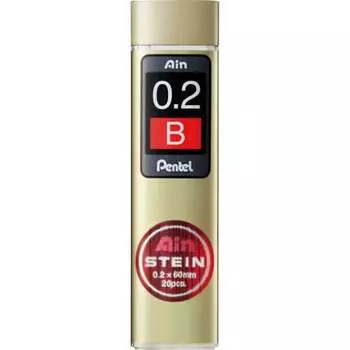 Грифель для механического карандаша Pentel Einstein C272W-B 0,2 мм B