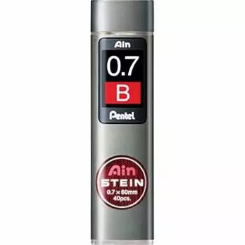 Грифель для механического карандаша Pentel Einstein C277-B 0,7 мм B