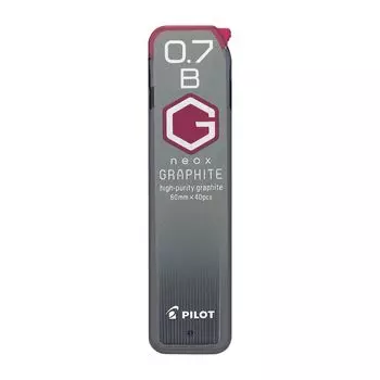 Грифель для механического карандаша Pilot Neox Graphite B 10 шт. HRF7G200B 0,7 чёрный