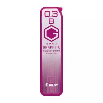 Грифель для механического карандаша Pilot Neox Graphite B 10 шт. HRF3G200B 0,3 чёрный