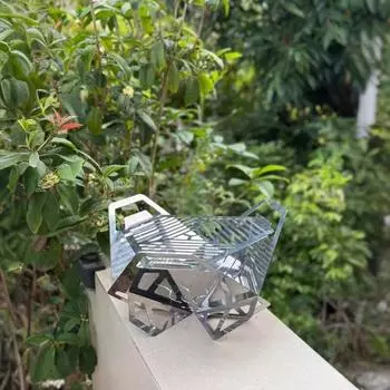 Гриль для барбекю Домашняя стойка для барбекю Гриль-вертел Уличный переносной угольный вертел для баранины Угольная печь Инструменты и принадлежности