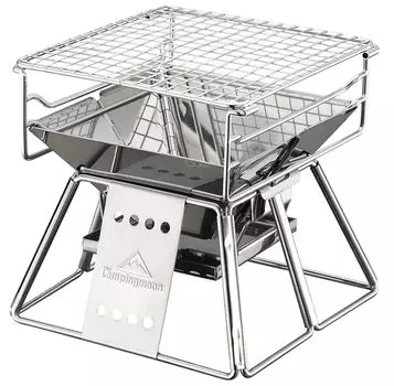 Гриль-костер Camping Moon Bonfire Подставка для костра Самая маленькая в мире мини-печь для барбекю с холщовым чехлом X-MINI