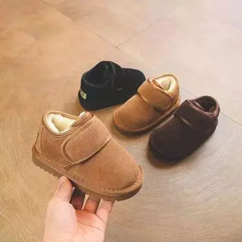 Обувь для девочек 1-6 лет детские зимние ботинки зимние новые хлопковые ботинки для мальчиков ясельного возраста нескользящие ботинки для девочек модная теплая детская обувь детская обувь зимние ботинки 17insole12cm верблюд