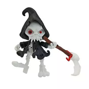 Grim Reaper Action Figure 3D Printed Articulated Reaper Toy Collectible Spooky Action Figure for Halloween Desktop Decoration A