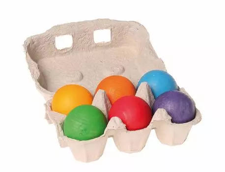 Grimes wooden ball 6 color set (GM10239)