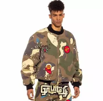 Grimey Glorified Camo bomber куртка XS