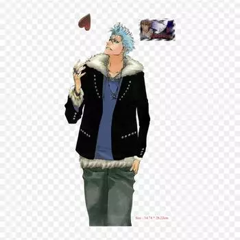 Grimmjow Jaegerjaquez Ichigo Kurosaki Ulquiorra Cifer аниме Lron на нашивки для сумки для одежды футболка термопереносные наклейки полосы аппликации