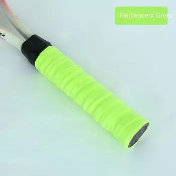 Grip Tape Sticky Tennis Racket Over Grip Shock Absorption Anti Slip Tennis Racket Sweatband Female green