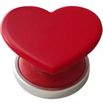 GripTok Macaron Heart 2020, темно-красный, 1 шт.