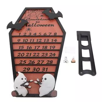 Гроб Обратный отсчет Адвент Календарь Тополь Фанера Ретро Жуткий Гроб Декор для Спальни Гостиной Cl