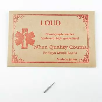 Громкие железные иглы для граммофонов Enokiya, Япония, 100 шт.