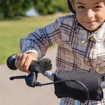 Громкий велосипедный гудок, вращающийся на 360 градусов, громкий велосипедный гудок, четкий рингтон, гудок для велосипеда, громкий велосипедный гудок, сигнализация для электровелосипеда для скутеров розовый