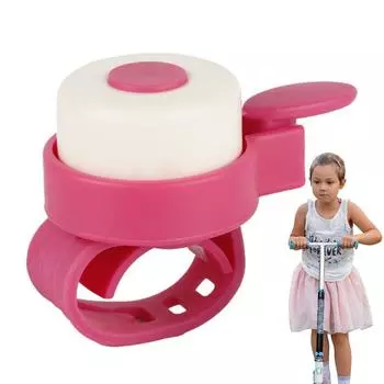 Громкий велосипедный гудок, вращающийся на 360 градусов, громкий велосипедный гудок, четкий рингтон, гудок для велосипеда, громкий велосипедный гудок, сигнализация для электровелосипеда для скутеров розовый