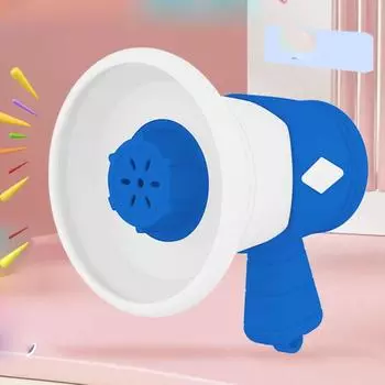 Громкоговоритель Музыкальный Труба Брелок Динамик Ручные Динамики Игрушечный Мини Рог Брелок Друг Подарок синий