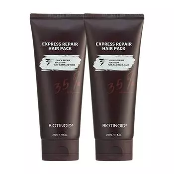Grooming Lab Biotinoid Rapid Repair Protein Treatment Hair Pack 210 мл, 2 шт.