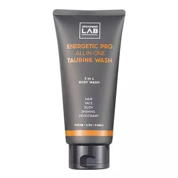 Grooming Lab Energetic Pro All-in-One Taurine Body Wash для мужчин, 300 мл, 1 шт.