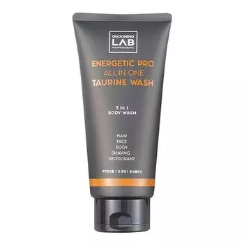 Grooming Lab Men s Energy Pro Универсальное средство для душа с таурином, 1, 300 мл, корейская косметика