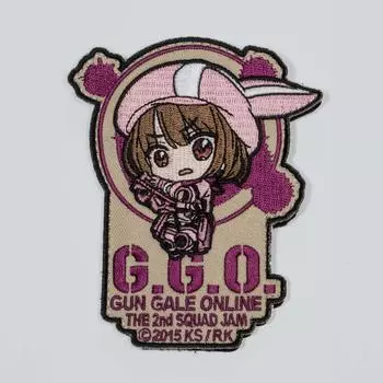Groove Garage Gun Gale Online The Second Squad Jam Ren Velcro Patch G.G.O.