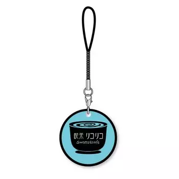 Groove Garage Licorice Recoil Cafe Licolico Круглая вывеска Тип нэцкэ из дерева Диаметр 45 мм Деревянный прибл.