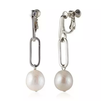 Grosse Tresor2021 Baroque Pearl Earrings Platinum GJ64406P платиновый