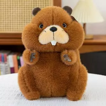 Groundhog Plush Toy Cute Groundhog Cute Pet Home Ornament Children S Companion Doll 22cm0.16kg