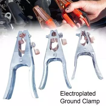Grounding Welding Machine Electroplated Ground Clamp Welding Earth Clip 300/500800A Welding Tongs 300A without handle sleeve