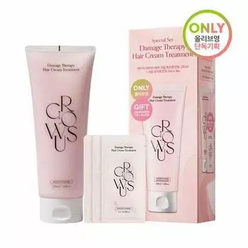 Grous Damage Therapy Крем для ухода за волосами, специальный набор 220 мл (+Крем Лечебный 21г)