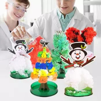 Grow Christmas Tree Kit DIY Blossom Tree Set Красочные украшения Украшение Игрушка Образовательная новинка Рождество