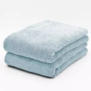 Growing Towel Set of 2 Bath Towels OUTLET (Fog Blue)