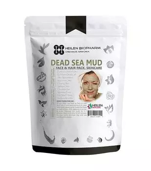 Грязь Мертвого моря: порошковая маска для лица (100 г), Dead Sea Mud Face Pack, Heilen Biopharm 6.125
