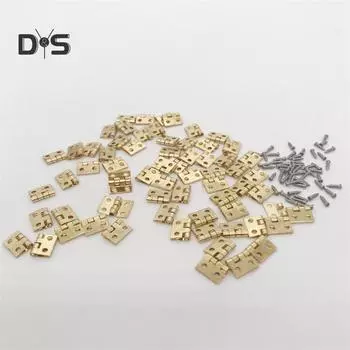 Грязь в вашем глазу 1 петля + 48 шт. винтов кукольный домик сборка своими руками металлическая дверная фурнитура