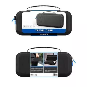 Грязеотталкивающая и прочная сумка на молнии для контроллера PS5. Портативная стильная сумка для хранения на молнии для PS5. чёрный