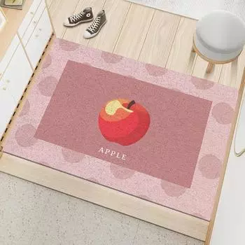 Грязеотталкивающий коврик для пола из шелка для дома, пылезащитный коврик для ног, утолщенный износостойкий коврик для пола, не требующий стирки, коврик для входной двери 40 * 60CM silk ring