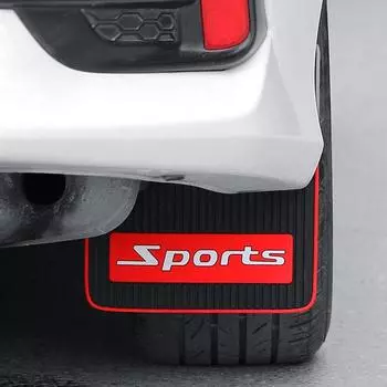 Грязеудерживающая кожа для шин, модифицированное пластиковое брызгозащитное крыло, автомобильные наружные детали крыла, 2 шт., бронированные брызговики для ралли