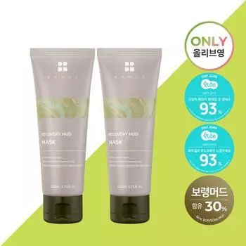 Грязевая маска BL Mud Recovery, двойной план (110мл+110мл), Корейская популярная взрывная косметика