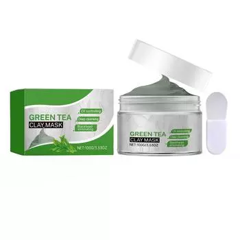 Грязевая маска для лица Увлажнение Контроль жирности кожи Укрепление Нежная кожа лица Выравнивание тона кожи One Size зелёный
