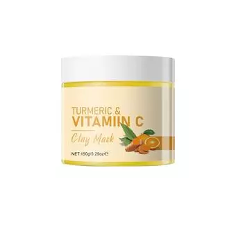 Грязевая маска с куркумином и ВК 150 г Питательная Осветляющая Очищающая И Увлажняющая One Size
