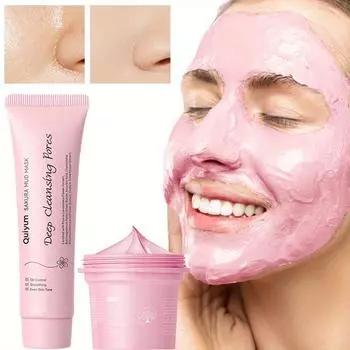 Грязевая маска сакуры очищает, увлажняет и увлажняет нежную кожу, не сушит кожу. Грязевые маски для ухода за кожей. 30g