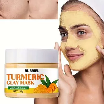 Грязевая пленка с куркумой, увлажняющая очищающая маска для лица, средства по уходу за кожей 50g