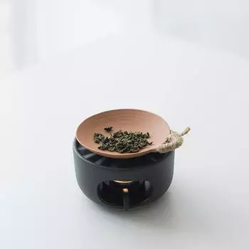 Грубая керамика, свеча, печь для обжига чая, чайная ложка, нагревательная чаша для ароматизации, печь для обжаривания чая, японская керамическая сушилка для чая