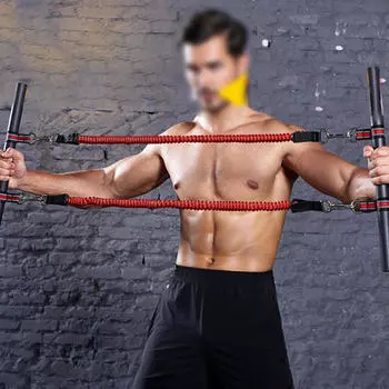 Грудной Эспандер Растяжка Тела Тренажер Тренировка Рук AB Тренировка Мышц Сила Ног 60LB